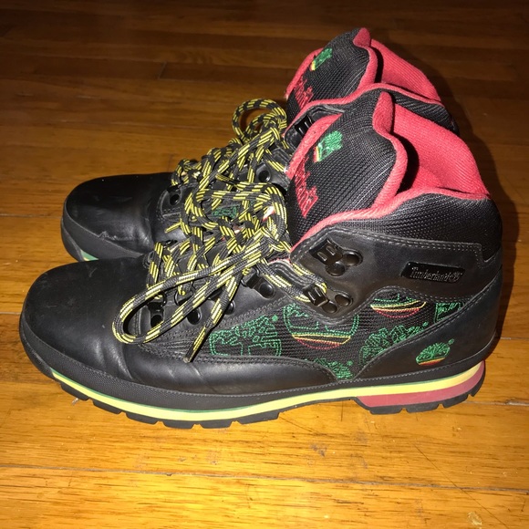 rasta timberland boots